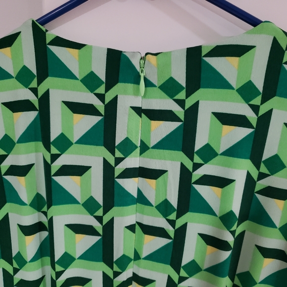 BNWT DONNA MORGAN dynamic geometric mint green beauty (2) - Picture 2 of 8